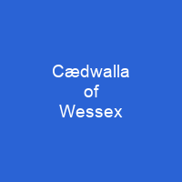 Cædwalla of Wessex