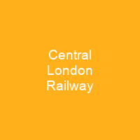 Central London Railway