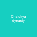 Chalukya dynasty