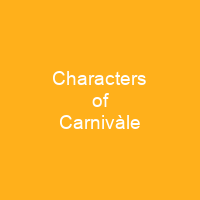Characters of Carnivàle