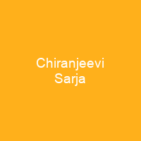 Chiranjeevi Sarja