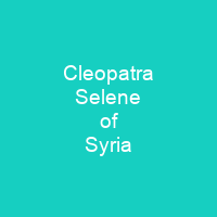 Cleopatra Selene of Syria