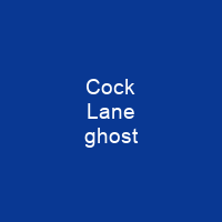 Cock Lane ghost