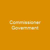Commissioner Government