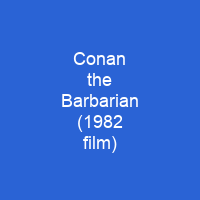 Conan the Barbarian (1982 film)