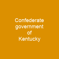Confederate government of Kentucky