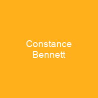 Constance Bennett