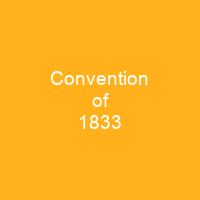 Convention of 1833