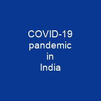 COVID-19 pandemic in India