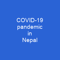 COVID-19 pandemic in Nepal