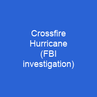 Crossfire Hurricane (FBI investigation)