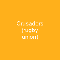 Crusaders (rugby union)