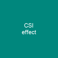 CSI effect