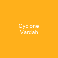 Cyclone Vardah