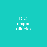 D.C. sniper attacks