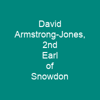 David Armstrong-Jones, 2nd Earl of Snowdon