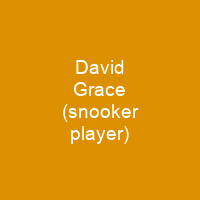 David Grace (snooker player)