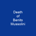 Death of Benito Mussolini