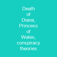 Death of Diana, Princess of Wales, conspiracy theories