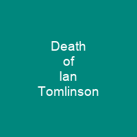 Death of Ian Tomlinson