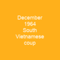 December 1964 South Vietnamese coup