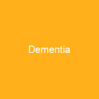 Dementia