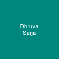 Dhruva Sarja