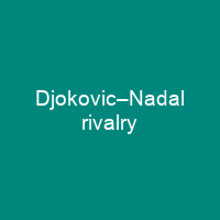 Djokovic–Nadal rivalry