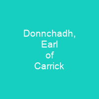 Donnchadh, Earl of Carrick
