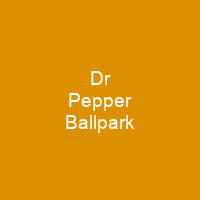 Dr Pepper Ballpark