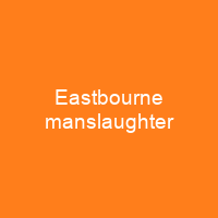 Eastbourne manslaughter