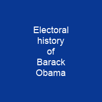Electoral history of Barack Obama