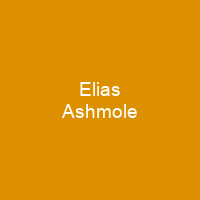 Elias Ashmole