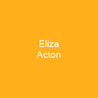 Eliza Acton