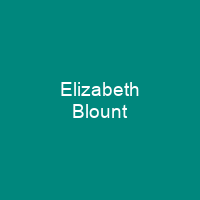 Elizabeth Blount
