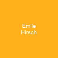 Emile Hirsch