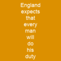 England expects that every man will do his duty