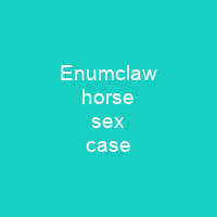 Enumclaw horse sex case