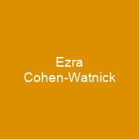Ezra Cohen-Watnick