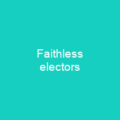Faithless electors