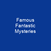 Famous Fantastic Mysteries
