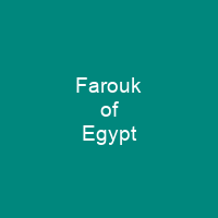 Farouk of Egypt