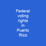 Federal voting rights in Puerto Rico