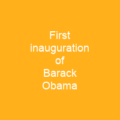 Inauguration of Donald Trump