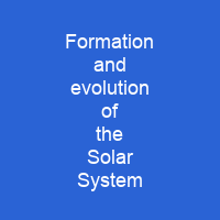 Formation and evolution of the Solar System