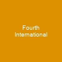 Fourth International