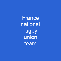 France national rugby union team