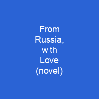 From Russia, with Love (novel)