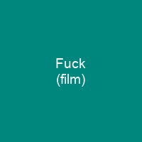 Fuck (film)