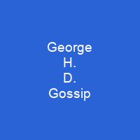 George H. D. Gossip